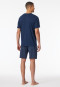 Schlafanzug kurz V-Ausschnitt admiral - Casual Essentials
