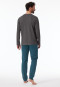 Pajamas long anthracite - Casual Essentials