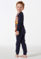 Schlafanzug lang Bagger dunkelblau - Boys World
