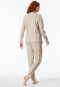 Schlafanzug lang Bio-Baumwolle natur - Casual Nightwear