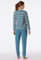 Pyjama lang blauw-grijs - Casual Essentials
