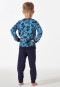 Pajamas long cuffs construction site vehicles light blue - Boys World