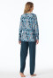 Pyjama long poignet fleurs multicolores - Comfort Nightwear