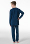 Pyjama lange manchetten nachtblauw - Teens Nightwear