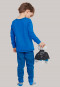 Pyjama lang boordjes superheld blauw/zwart- gemêleerd - Rat Henry
