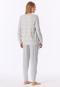 Lange pyjama frottee manchetten gemêleerd - Casual Essentials