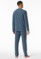 Schlafanzug lang Interlock jeansblau - Selected Premium Warming