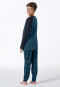 Pajamas long interlock checks mineral - Nightwear