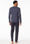 Pyjama lange knoopsluiting kolen - Fine Interlock