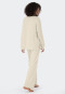 Schlafanzug lang Modal Oversized-Shirt sand - Modern Nightwear