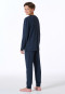 Pajamas long midnight blue - Nightwear