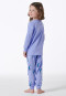 Schlafanzug lang Organic Cotton Bündchen Drache flieder - Girls World