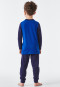 Schlafanzug lang Organic Cotton Bündchen Hai Säbel royal - Capt´n Sharky