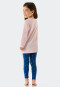 Schlafanzug lang Organic Cotton Leggings Kronen Prinzessin rosé - Girls World