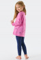 Pyjama lang biologisch katoen legging sterren ruimte roze - Girls World