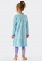 Schlafanzug lang Organic Cotton Volant Leggings Eisprinzessin Edelsteine aqua - Girls World