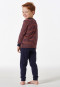 Schlafanzug lang Ringel dunkelblau - Boys World