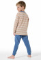 Long pyjamas striping happy cream - Natural Love