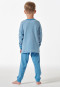 Schlafanzug lang Ringel hellblau - Boys World
