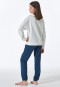 Pajamas long Sweatwear cuffs wild off-white - Nightwear