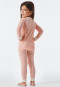 Pyjama long Tencel Coton Bio poignets étoiles pêche - Natural Love