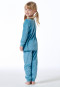 Pyjama lang velours manchetten sterren aquarium - Girls World