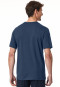 Shirt short sleeve v-neck royal - Mix+Relax