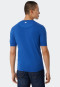 Shirt korte mouwen Atlantisch blauw - Revival Karl-Heinz