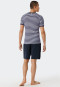 Shirt korte mouwen donkerblauw - Revival Friedrich