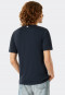 Shirt korte mouwen donkerblauw - Revival Hannes