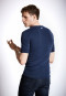 Shirt korte mouwen donkerblauw - Revival Karl-Heinz