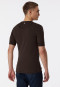 Shirt short-sleeved espresso - Revival Karl-Heinz