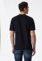 Shirt korte mouw jersey set van 2 ronde hals zwart - American T-shirt