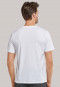Shirt short-sleeve Jersey button placket white - Mix & Relax