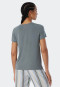 Maglia a maniche corte in modal di colore giada - Mix+Relax