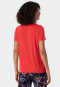Shirt kurzarm Modal rot - Mix+Relax