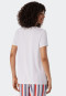 Shirt kurzarm Modal weiß - Mix+Relax
