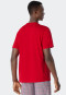 Shirt kurzarm Organic Cotton merzerisiert rot - Mix+Relax