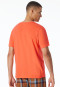Shirt kurzarm Organic Cotton Streifen orange - Mix+Relax