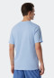 Shirt short-sleeved organic cotton V-neck air - Mix & Relax
