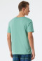 Shirt korte mouwen V-hals mineraal - Mix+Relax