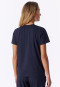 Shirt kurzarm Ringel deep blue- Mix+Relax