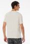 Shirt kurzarm Sweat-Qualität off-white - Mix+Relax