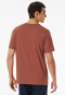 Shirt kurzarm Sweat-Qualität terracotta - Mix+Relax