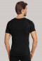 Shirt korte mouwen, thermisch ondergoed warm, zwart - "Thermo light"