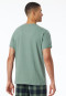 Shirt korte mouw V-hals linde - Mix+ Relax