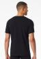 Shirt kurzarm V-Ausschnitt schwarz - Premium Cotton