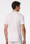 Shirt short sleeve v-neck white - Premium Modal
