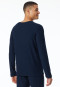 Shirt long-sleeve double rib midnight blue - Mix+Relax