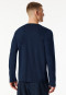 Shirt lange mouwen donkerblauw - Mix+ Relax